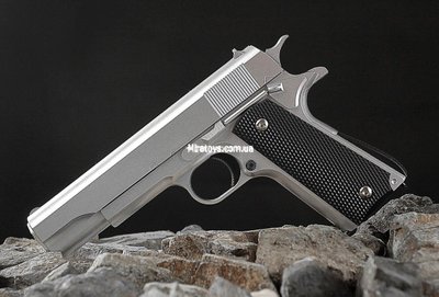 Игрушка Пистолет металлический Galaxy G13 S (Colt M1911 Classic) серебристый G13 S фото