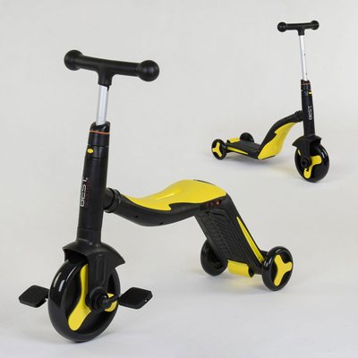 Самокат-велобег-велосипед детский best scooter 3в1 со светом и музыкой 10993 10993 фото