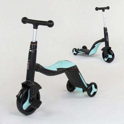 Самокат-велобег-велосипед детский best scooter 3в1 со светом и музыкой 20255 20255 фото