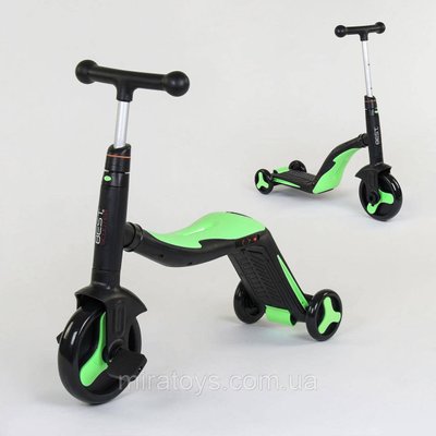 Самокат-велобег-велосипед детский best scooter 3в1 со светом и музыкой 40405 40405 фото