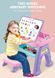 Детский столик-проектор для рисования+мольберт магнитный AK 0004, стульчик, буквы-англ, цифры, слайды 48 шт AK 0004/22088-30 A фото 6