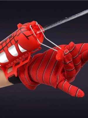 Перчатка Человека Паука, стреляет паутиной, детская игрушка рука Spider-man для пускание паутины перчатка Spider-man F66-8 фото